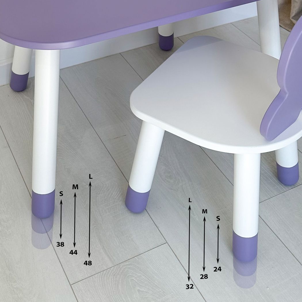 Комплект столик со стульчиком (вельвет)